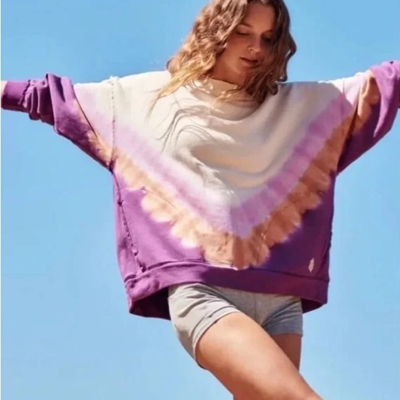 FP Movement by Free People Tops - FP Movement by Free People | Metti Ombré Tie-Dye Crewneck Sweater